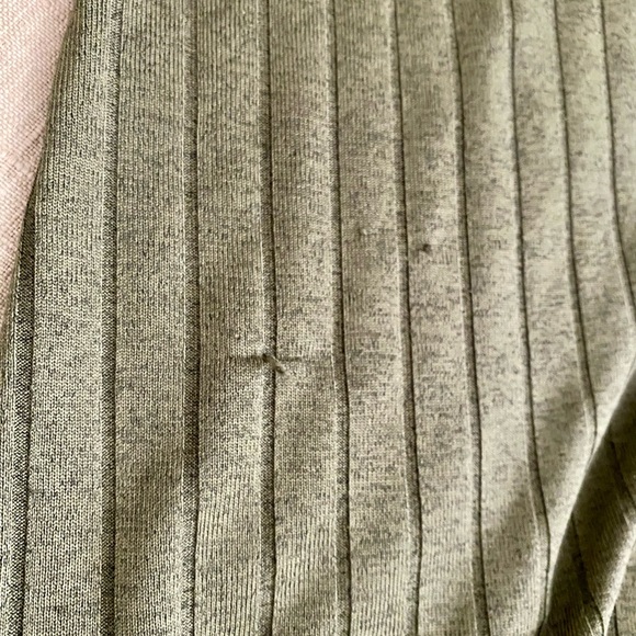 Arm green Ekouaer Womens Rib Knit Pajamas Button Up - Picture 5 of 5